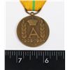 Image 2 : #228 MEDAL OF THE REIGH OF KING ALBERTA BELGIUM