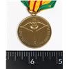 Image 2 : #265 US VIETNAM SERVICE MEDAL VIETNAM WAR 1960'S