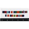 Image 1 : #283 WW2 CANADIAN MEDAL RIBBON BARS CVSM ITALY