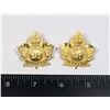 Image 1 : #301 MODERN MADE 28TH CEF PIN BADGE PAIR QUEENS