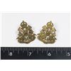 Image 1 : #315  WW2 EDMONTON REGIMENT COLLAR BADGE PAIR