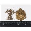 Image 1 : #340 LOT OF 2 BRITISH MILITARY INSIGNIA INC LONDON