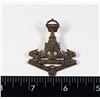 Image 1 : #342 WW2 BRITISH YORKSHIRE REGIMENT CAP BADGE