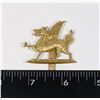 Image 1 : #345 WW1 WW2 BRITISH MILITARY DRAGON CAP BADGE
