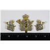 Image 1 : #355 ROYAL CANADIAN POSTAL CORPS CAP BADGE COLLAR