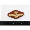 Image 1 : #386 ROYAL CANADIAN AIR FORCE WEDGE CAP INSIGNIA