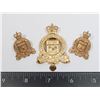 Image 1 : #404 NEW BRUNSWICK REGIMENT CAP BADGE COLLARS