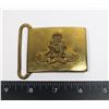 Image 1 : #419 ROYAL CANADIAN ARTILLERY BRASS BELT BUCKLE