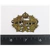 Image 1 : #423 WW2 ERA CANADIAN POST OFFICE CAP BADGE KINGS