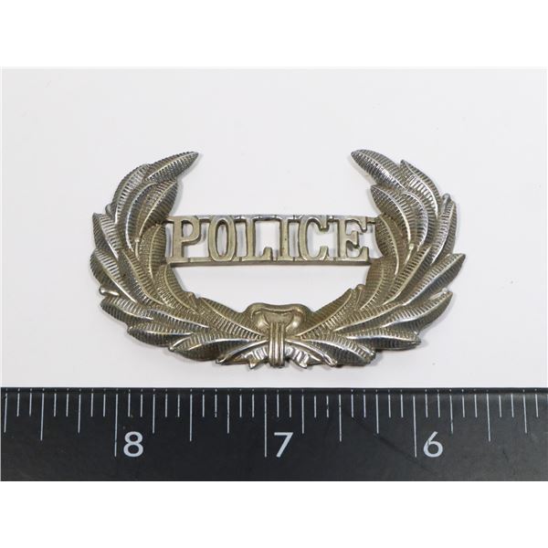 #425 WORN POLICE EARLY 20TH CENTURY CAP BADGE