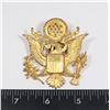 Image 1 : #437 WW2 AMERICAN US ARMY OFFICER CAP BADGE