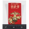 Image 1 : #438 OFFICERS UNITED STATES MARINE CORPS CAP BADGE