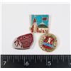 Image 1 : #444 LOT OF 3 USSR CCCP COMMUNIST RUSSIAN PINS