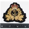 Image 1 : #477 ROYAL CANADIAN NAVY RCN OFFICERS CLOTH BADGE