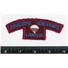 Image 1 : #482 MILITARY AIRBORNE CANADA CLOTH UNIFORM PATCH