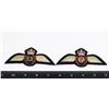 Image 1 : #484 PAIR RCAF PADDED PILOT WINGS ROYAL CANADIAN