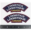 Image 1 : #501 LOGISTICS CANADA SHOULDER TITLE CLOTH PAIR
