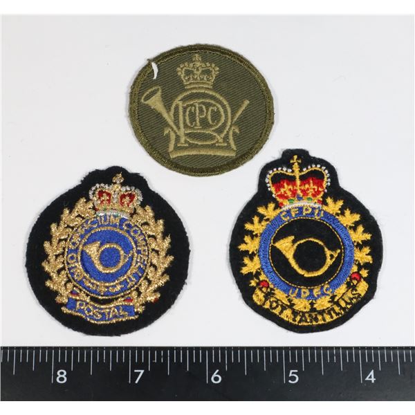 #507 LOT OF 3 ROYAL CANADIAN ARMY POSTAL CORPS