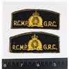 Image 1 : #518 VINTAGE ROYAL CANADIAN MOUNTED POLICE PATCH