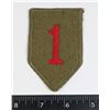 Image 1 : #527 1ST INFANTRY DIVISION UNITED STATES  PATCH