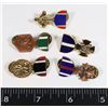 Image 1 : #537  MODERN US MILITARY ARMY LOT OF 5 MEDAL PINS