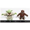 Image 1 : #870 1993 STAR WARS BEND EMS YODA + WICKET EWOK