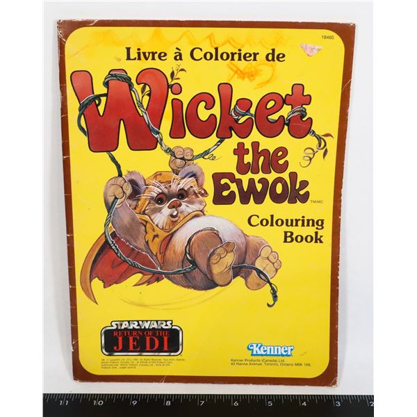 #875 ROTJ WICKET THE WEOK COLOURING BOOK 1983