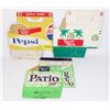 Image 1 : #1391 PEPSI PATIO + CANADA DRY VINTAGE BOTTLE PACK
