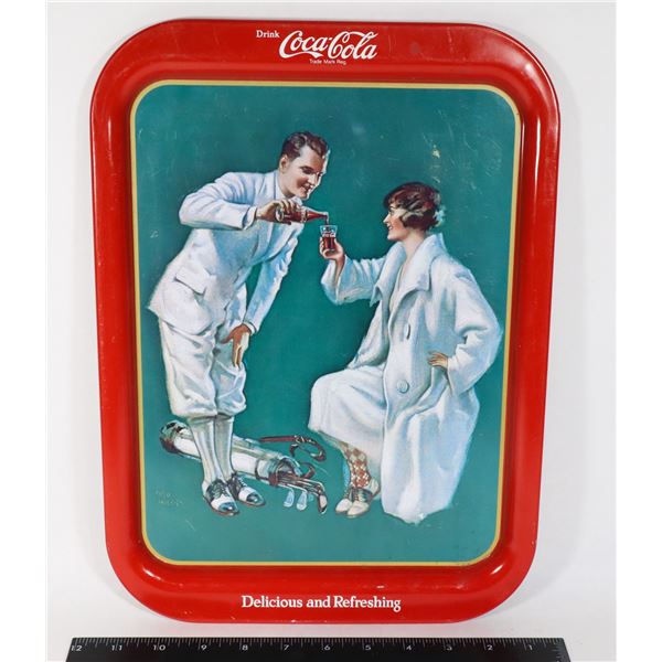 #1394 1973 COCA COLA TRAY 1926 DESIGN