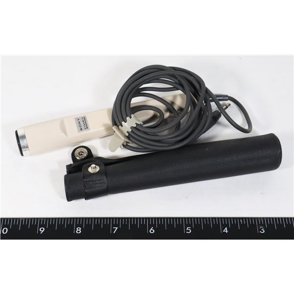 #1396 VINTAGE SONY DYNAMIC MICROPHONE W/ COVER