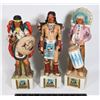 Image 1 : #1403 VINTAGE DECANTER NATIVE DANCERS LOT OF 3