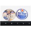 Image 1 : #1405 VINTAGE EDMONTON OILERS HOCKEY PINS LOT OF 2