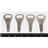 Image 1 : #1411 ALBERTA BREWERIES LOT OF 4 BOTTLE OPENERS