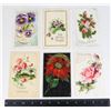 Image 1 : #1416 LOT OF EARLY POSTCARDS FLORAL DESIGN 1900S