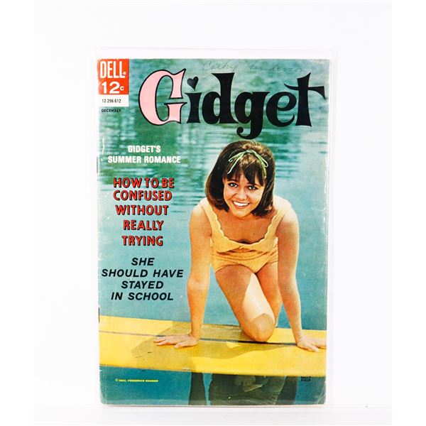 #1498 DELL COMICS GIDGET  DECEMBER 1966 HAS WEAR