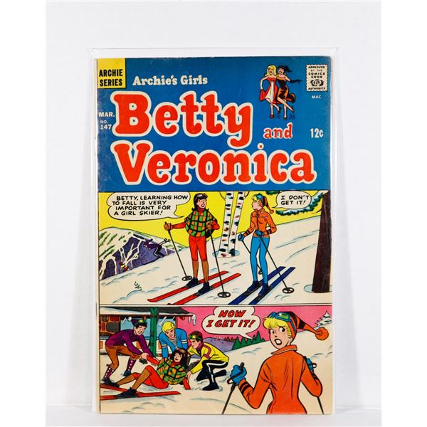 #1689 ARCHIE SERIES BETTY AND VERONICA #147  1968