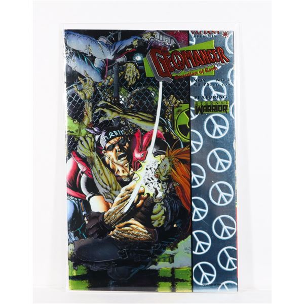 #1691 VALIANT COMICS GEOMANCHER #1 1994 FOILCOVER