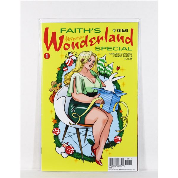 #1696  VALIANT COMICS FAITH'S WINTER WONDERLAND #1