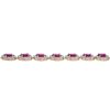Image 3 : 30.88 ctw Ruby and 2.91 ctw Diamond 925 Silver Necklace