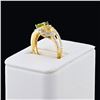 Image 2 : 2.22 ctw Multi-Color Sapphire and 0.61 ctw Diamond 18K Yellow Gold Ring