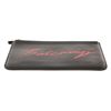 Image 4 : Balenciaga Black Leather Everyday Script Logo Medium Pouch