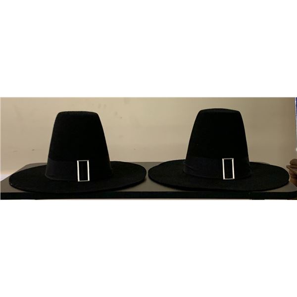 Group of 3 Pilgrim Hats