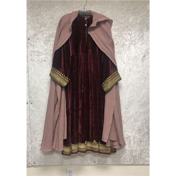 Velvet Ancient Roman Women's Outfit