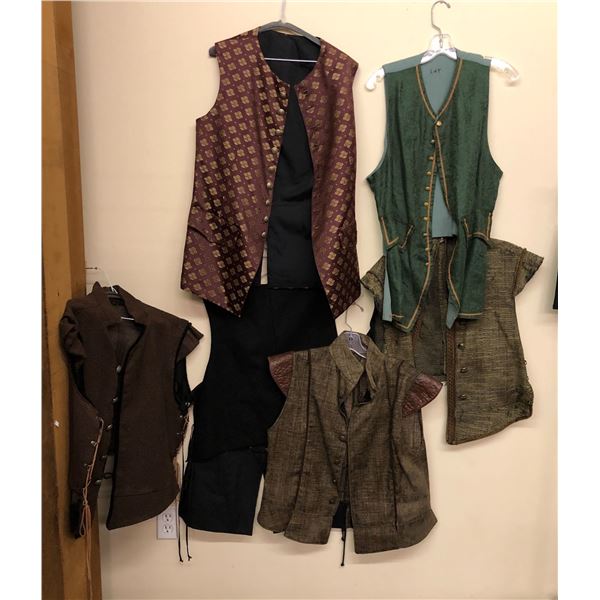 assorted custom-made vests -x6