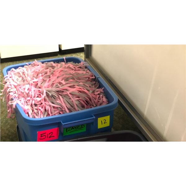 Pink & Grey Pompons x 16 / Red Pompons x 12