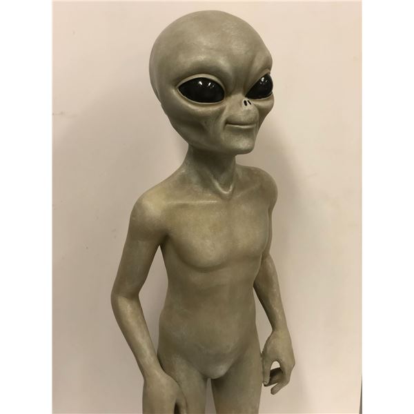 Standing alien figure - grey - approx 33"