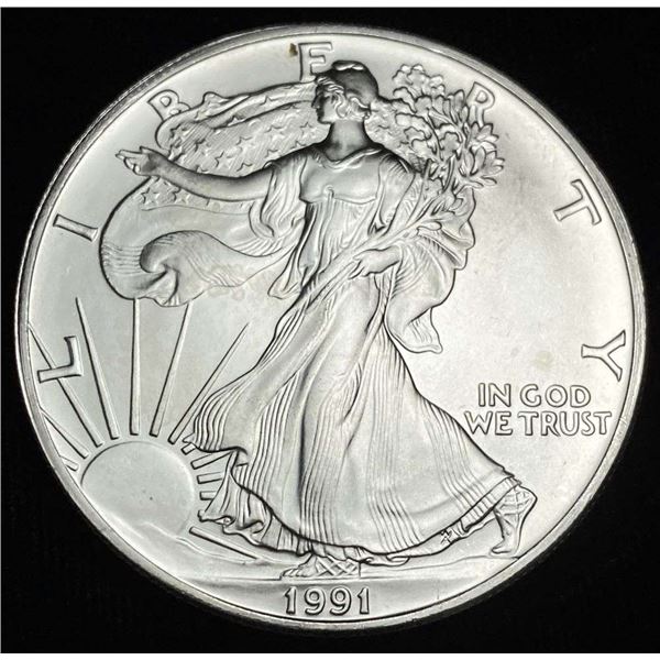 1991 American Silver Eagle