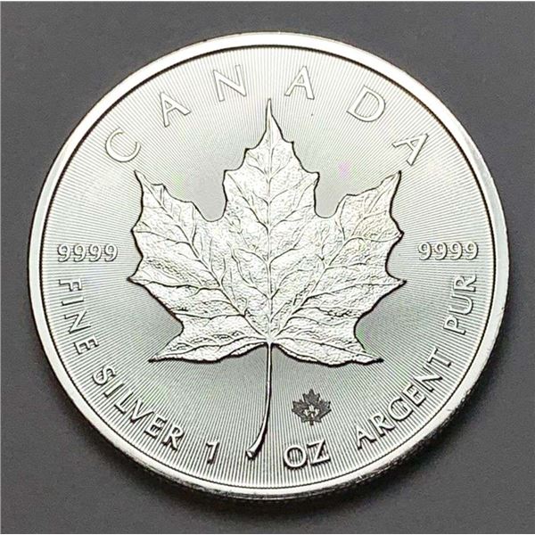 2021 Canada $5 Maple Leaf 1 ozt .9999 Silver