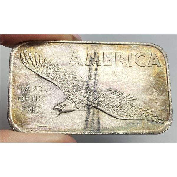 America Land Of The Free 1 ozt .999 Silver Bar
