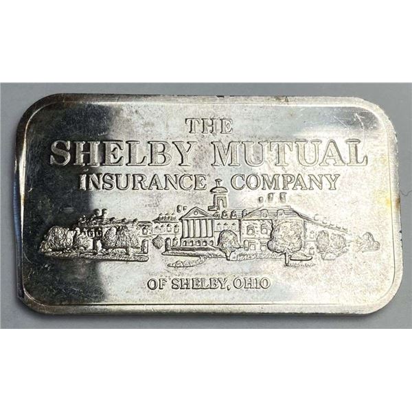 The Shelby Mutual Insurance Company 1 ozt .999 Silver Bar